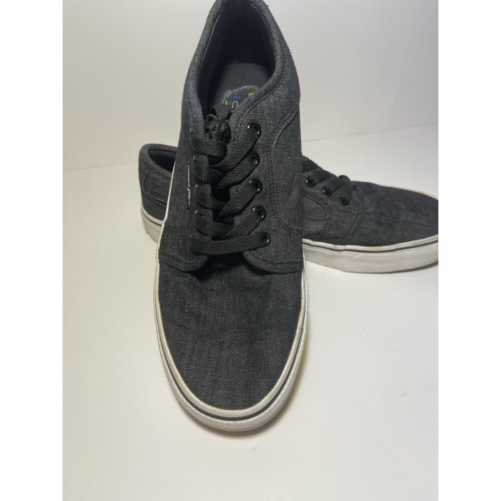 Maui And Sons Skater Surfer Grey/Black 9.5 Sneaker Casual Canvas Very Clean